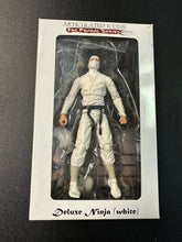 Load image into Gallery viewer, The Fwoosh Articulated Icons The Feudal Series Deluxe Ninja White PREOWNED
