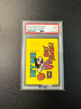 Load image into Gallery viewer, TOPPS 1989 NINTENDO SUPER MARIO HIT ME BEST SCORE! GAME TIP STICKERS #12 PSA GRADED 9
