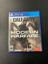 Load image into Gallery viewer, PlayStation 4 PS4 CALL OF DUTY MODERN WARFARE PREOWNED
