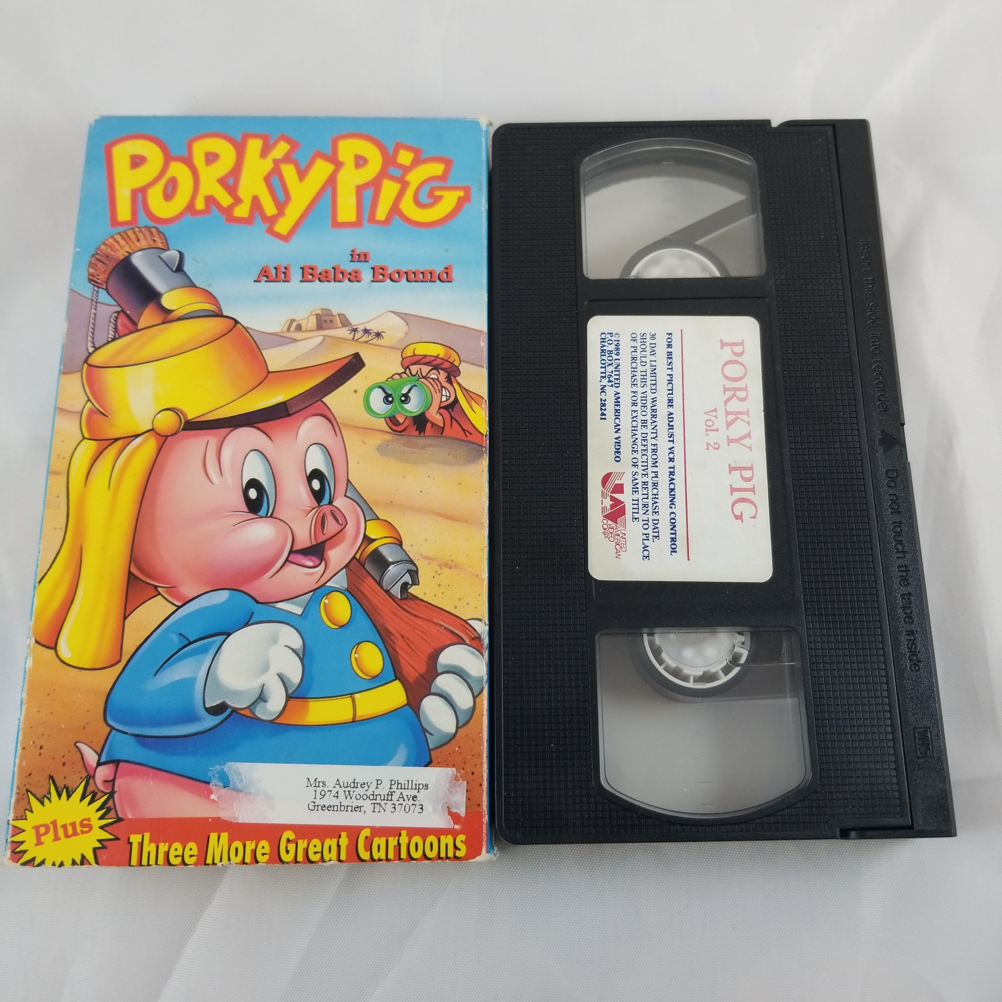 Porky Pig in Ali Baba Bound (VHS) Cartoon Classic – Hitchhiker Toys