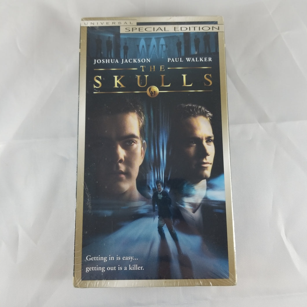 The Skulls (2001 VHS) New / Paul Walker Special Edition