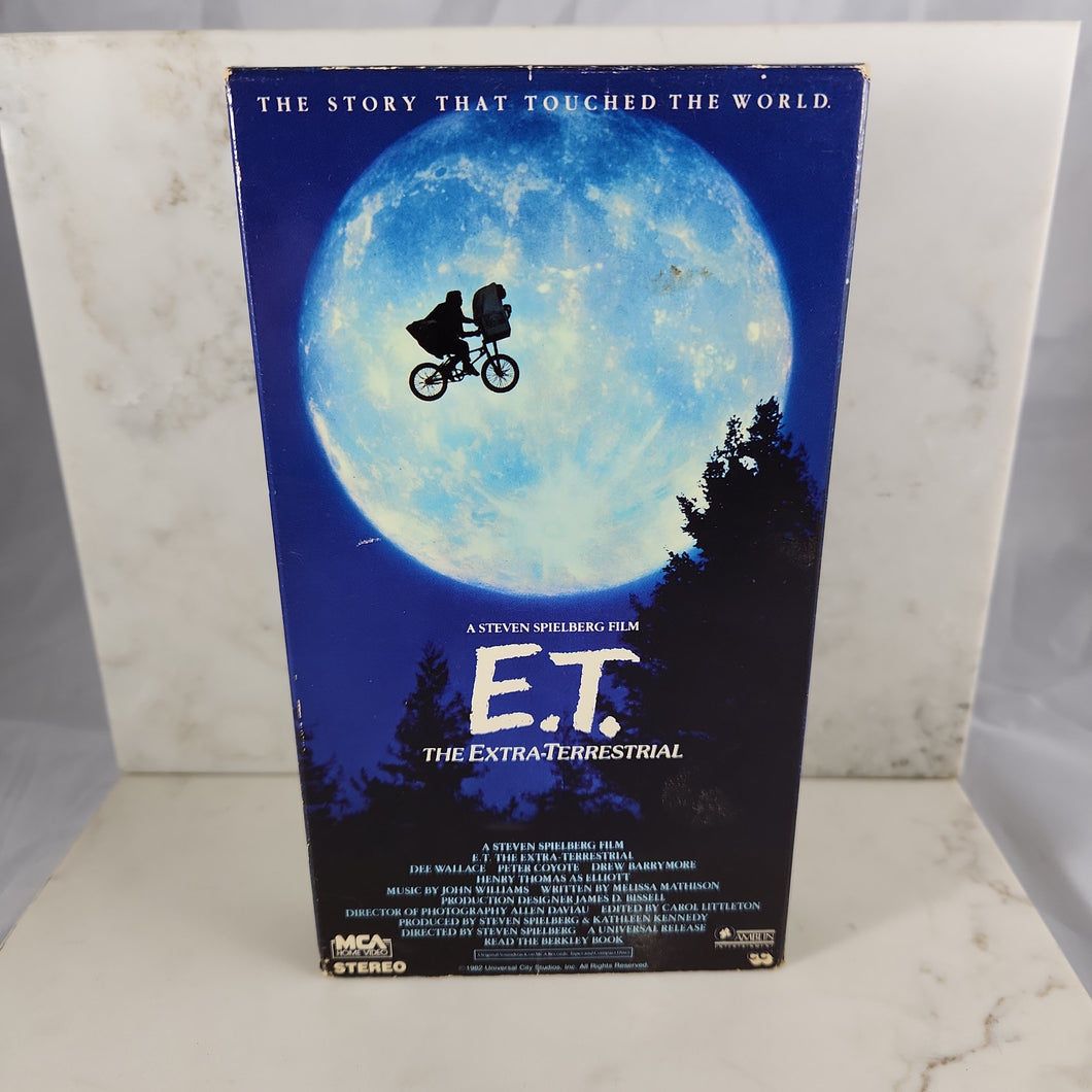 E.T. The Extra Terrestrial [1988 VHS] Green Black Tape