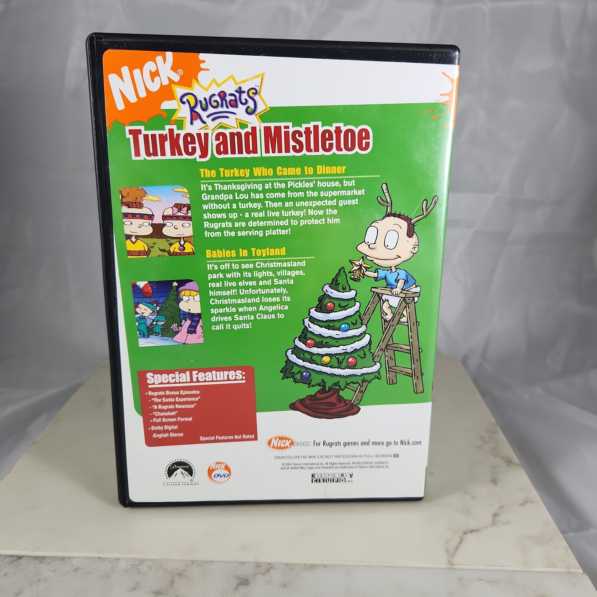 Nickelodeon Rugrats Turkey and Mistletoe [2004 DVD] Nick