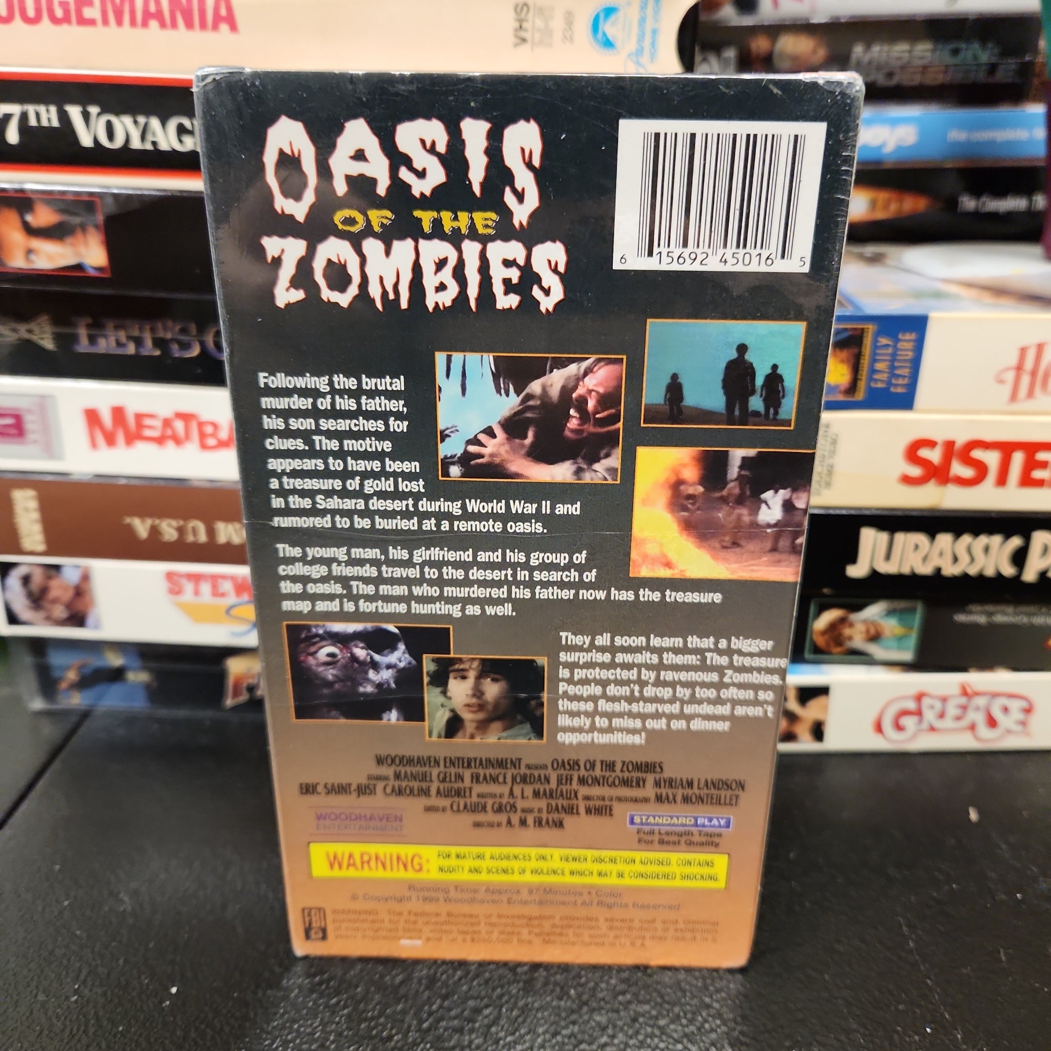 Oasis of the Zombies [1999 VHS] NEW/SEALED Horror – Hitchhiker Toys