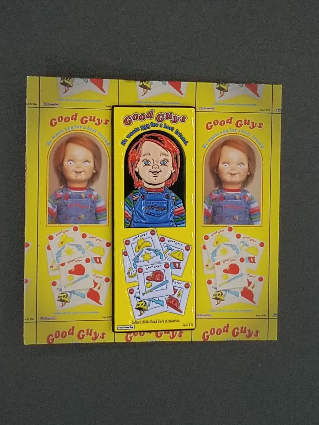 Child's Play 2 Good Guys Chucky Doll Enamel Pin