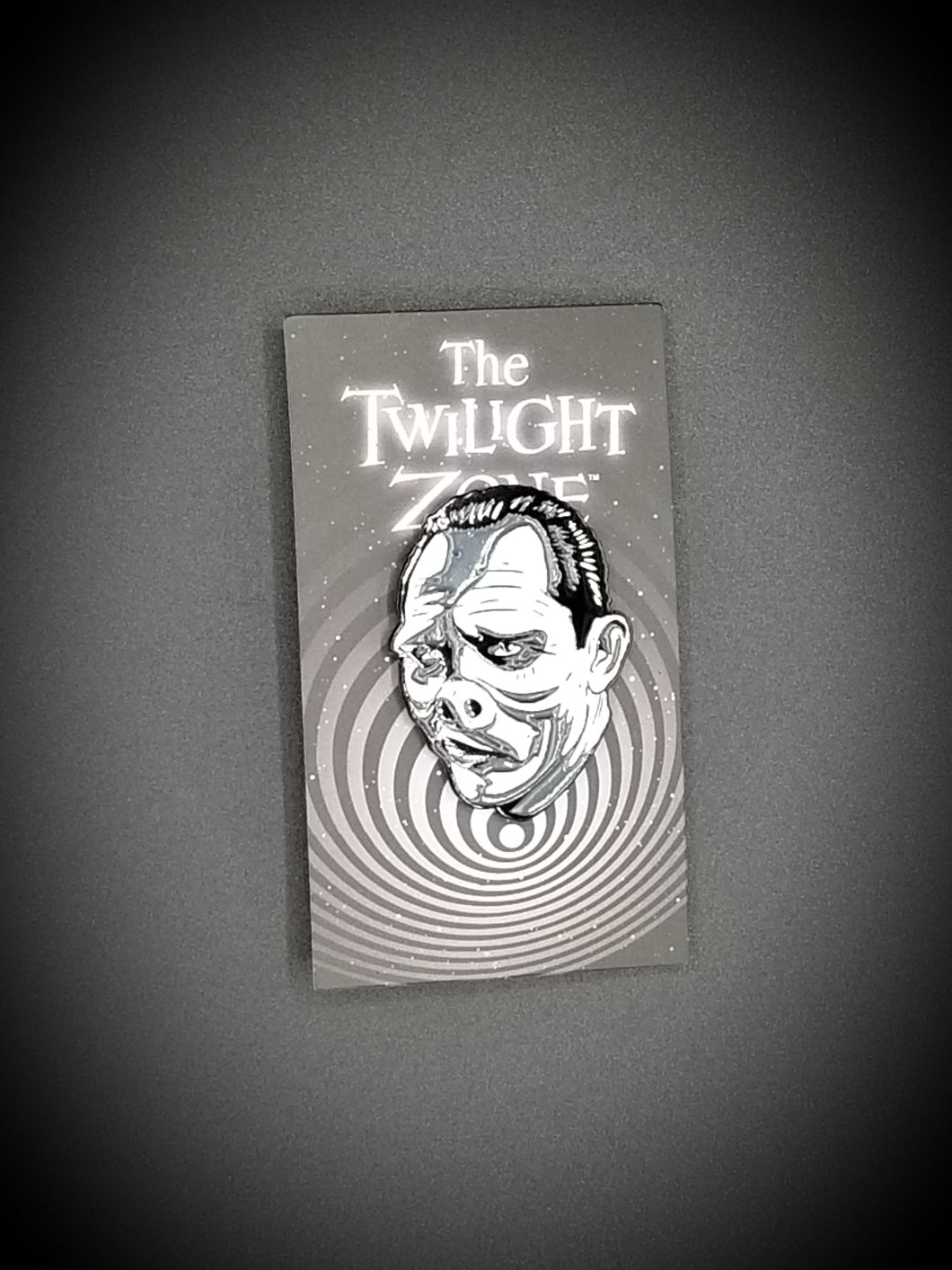 The Twilight Zone Eye of the Beholder Enamel Pin