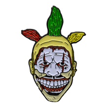 Load image into Gallery viewer, AMERICAN HORROR STORY FREAK SHOW - TWISTY THE CLOWN ENAMEL PIN

