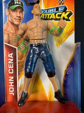 Load image into Gallery viewer, MATTEL WWE DOUBLE ATTACK JOHN CENA WORKS
