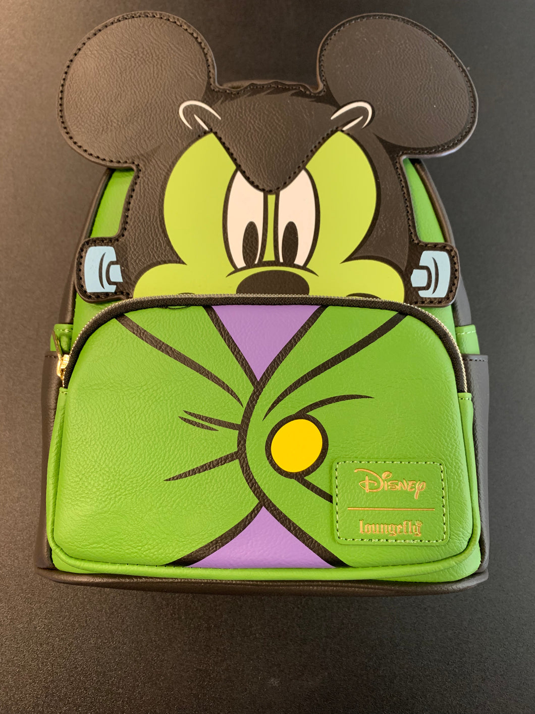 DISNEY LOUNGEFLY MICKEY MOUSE FRANKENSTEIN COSPLAY MINI BACKPACK