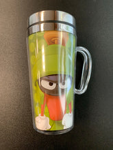 Load image into Gallery viewer, LOONEY TUNES MARVIN THE MARTIAN STAINLESS STEEL TRAVEL MUG
