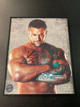 Load image into Gallery viewer, KARRION KROSS AUTOGRAPHED FRAMED 8x10 PRO WRESTLING TEES COA
