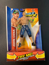Load image into Gallery viewer, MATTEL WWE DOUBLE ATTACK JOHN CENA WORKS
