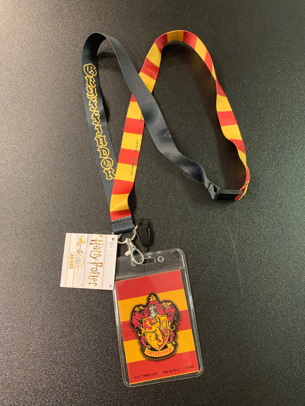 HARRY POTTER GRYFFINDOR LANYARD WITH CARD HOLDER