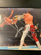 Load image into Gallery viewer, JUICE ROBINSON AUTOGRAPHED FRAMED 8x10 PRO WRESTLING TEES COA
