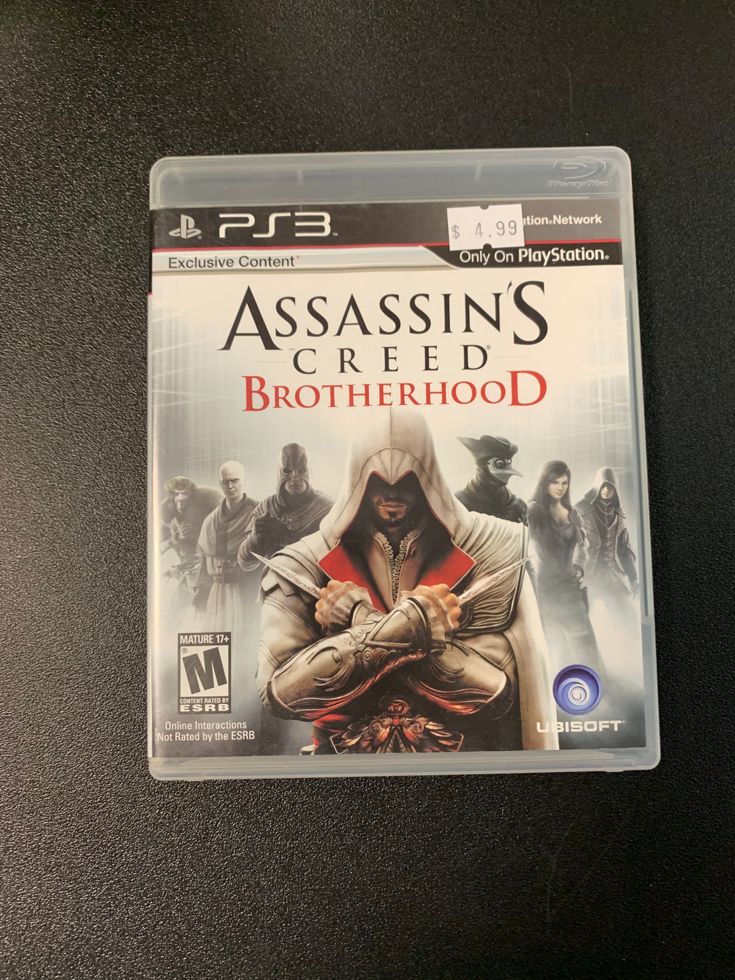 PLAYSTATION 3 PS3 GAME ASSASSIN’S CREED BROTHERHOOD PREOWNED TESTED WORKS
