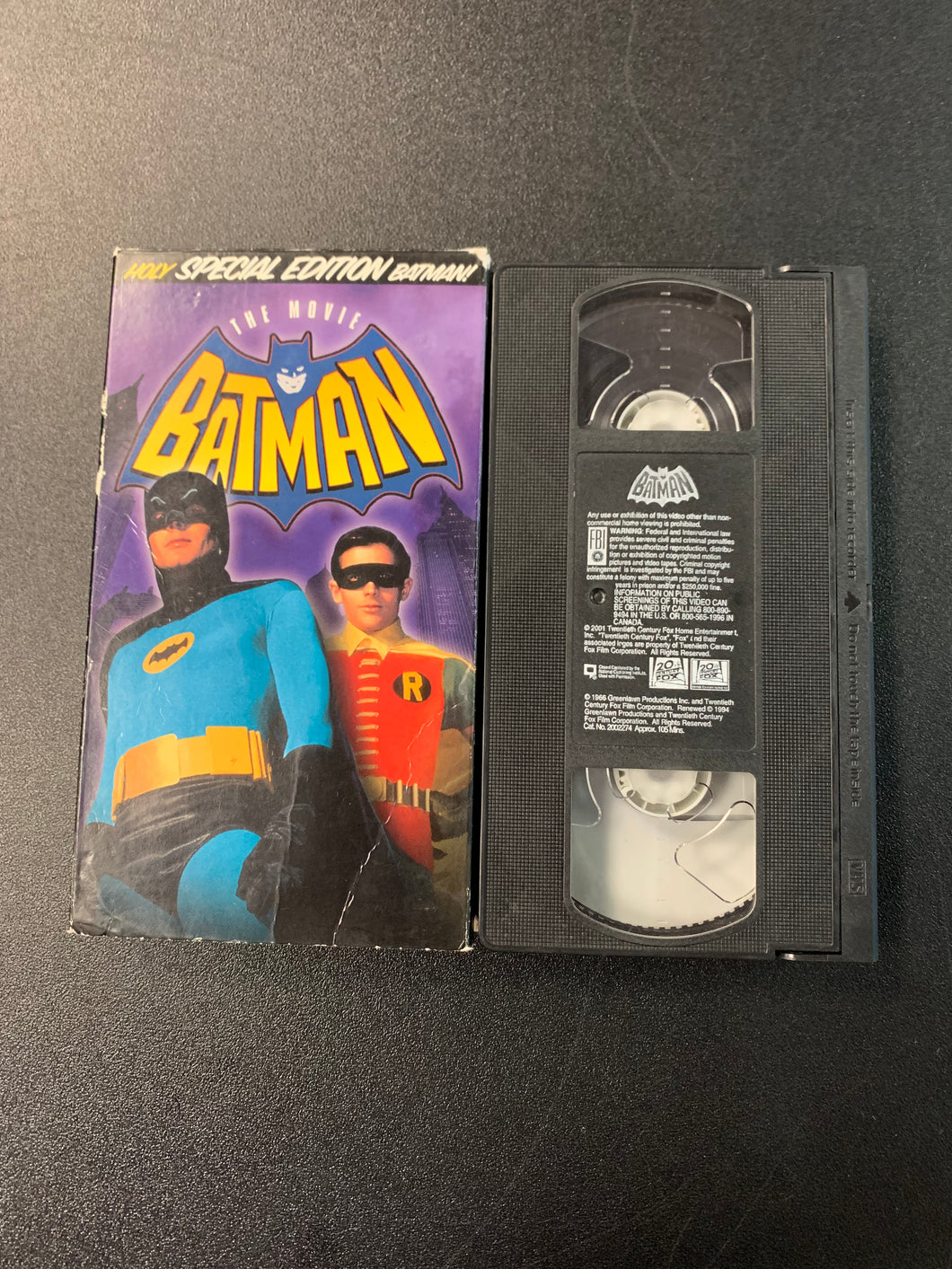 BATMAN THE MOVIE SPECIAL EDITION VHS TAPE PREOWNED