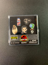Load image into Gallery viewer, JURASSIC PARK ENAMEL PIN SET ENTERTAINMENT EARTH EXCLUSIVE
