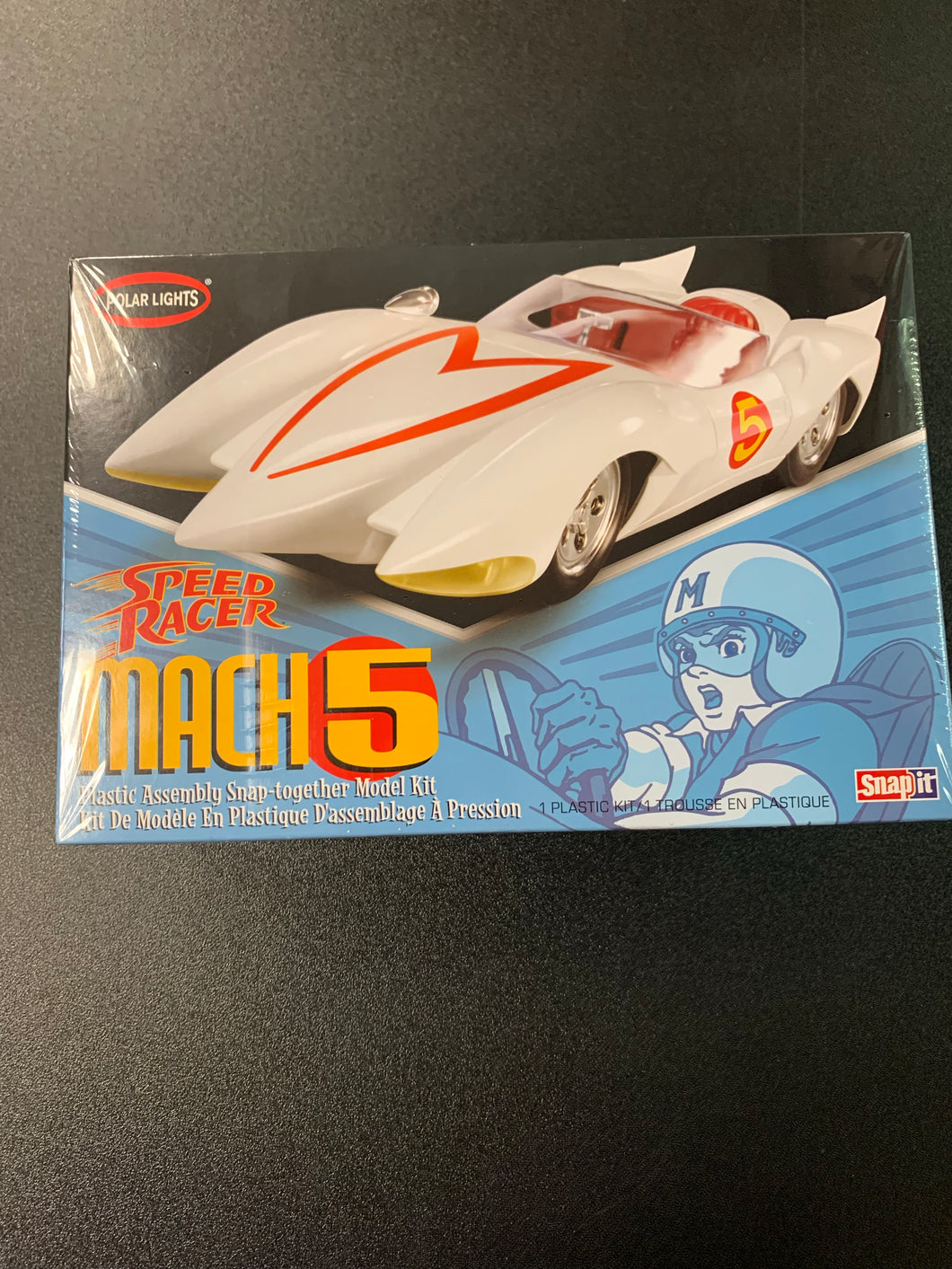 SPEED RACER MACH 5 PLASTIC ASSEMBLY SNAP TOGETHER MODEL KIT