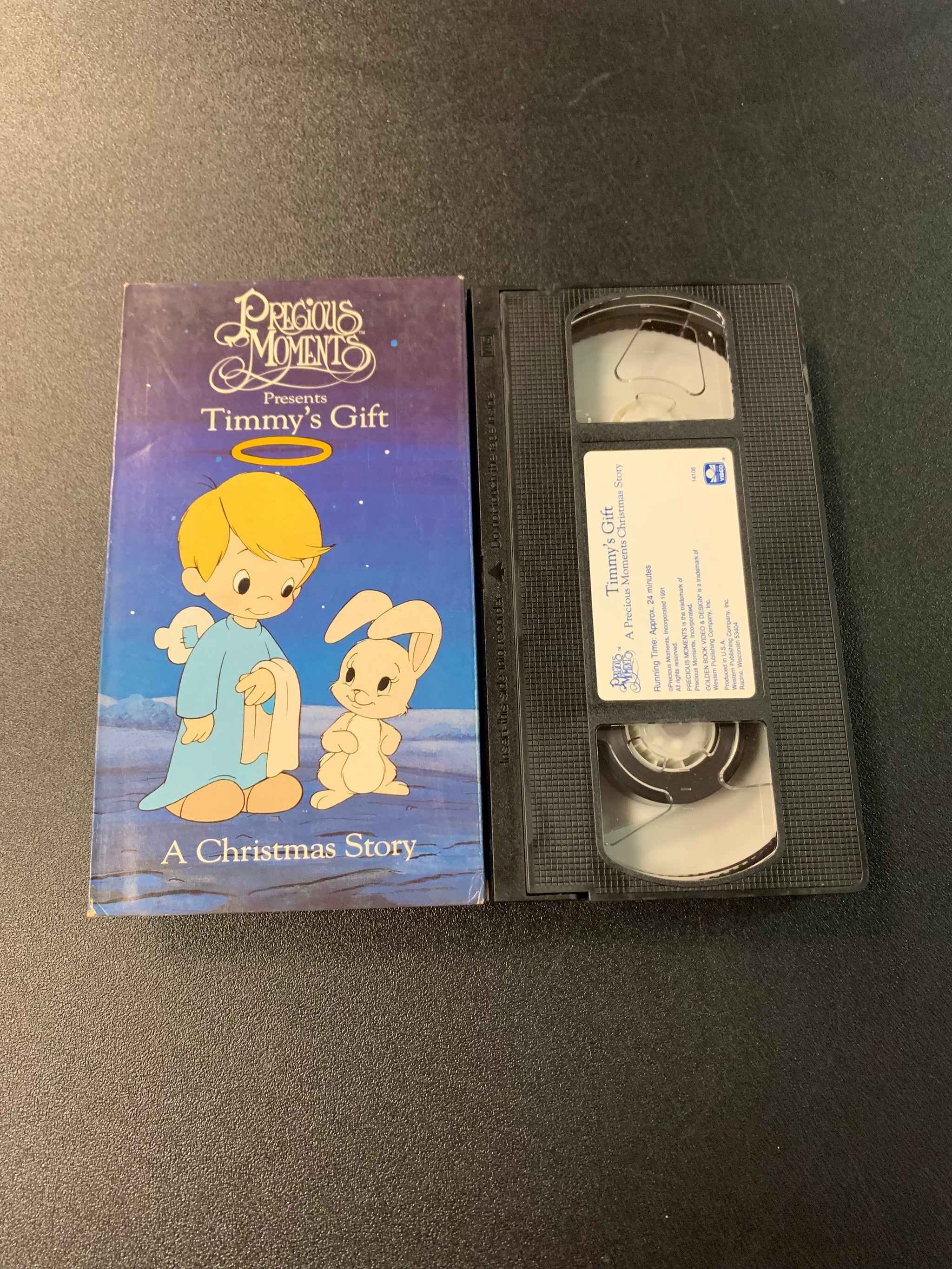 GOLDEN BOOK VIDEO PRECIOUS MOMENTS PRESENTS TIMMY'S GIFT A