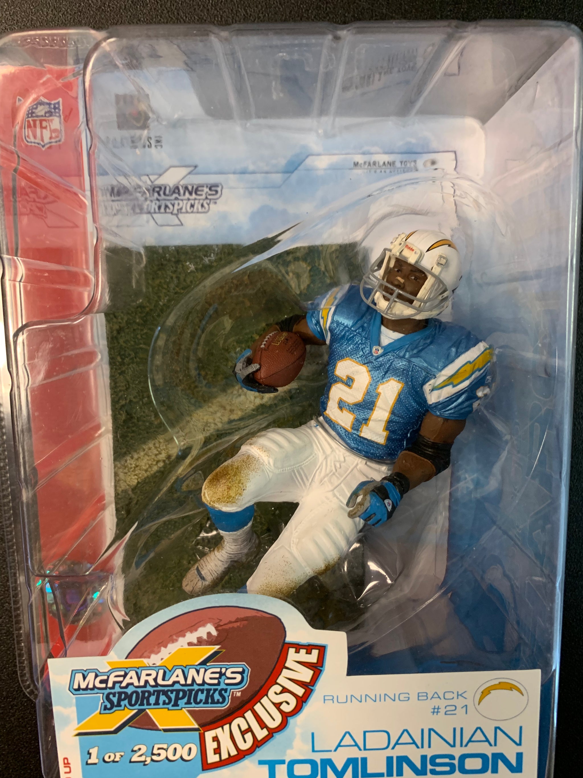 MCFARLANE'S SPORTSPICKS SAN DIEGO CHARGERS LADAINIAN NFL TOMLINSON