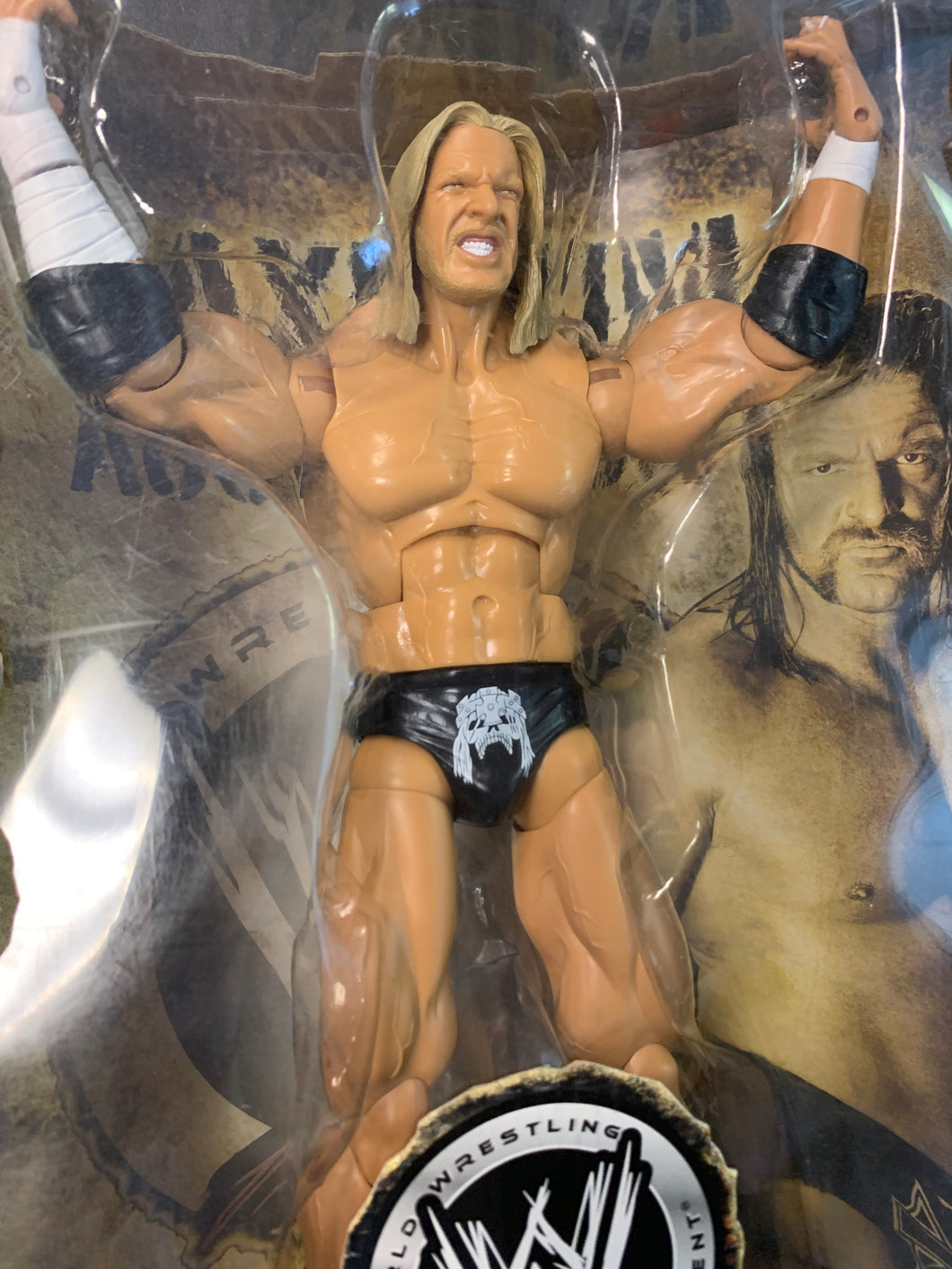 JAKKS PACIFIC MAXIMUM AGGRESSION 12” TRIPLE H WWE FIGURE OPEN BOX JAKKS PACIFIC MAXIMUM AGGRESSION 12” TRIPLE H WWE FIGURE OPEN BOX