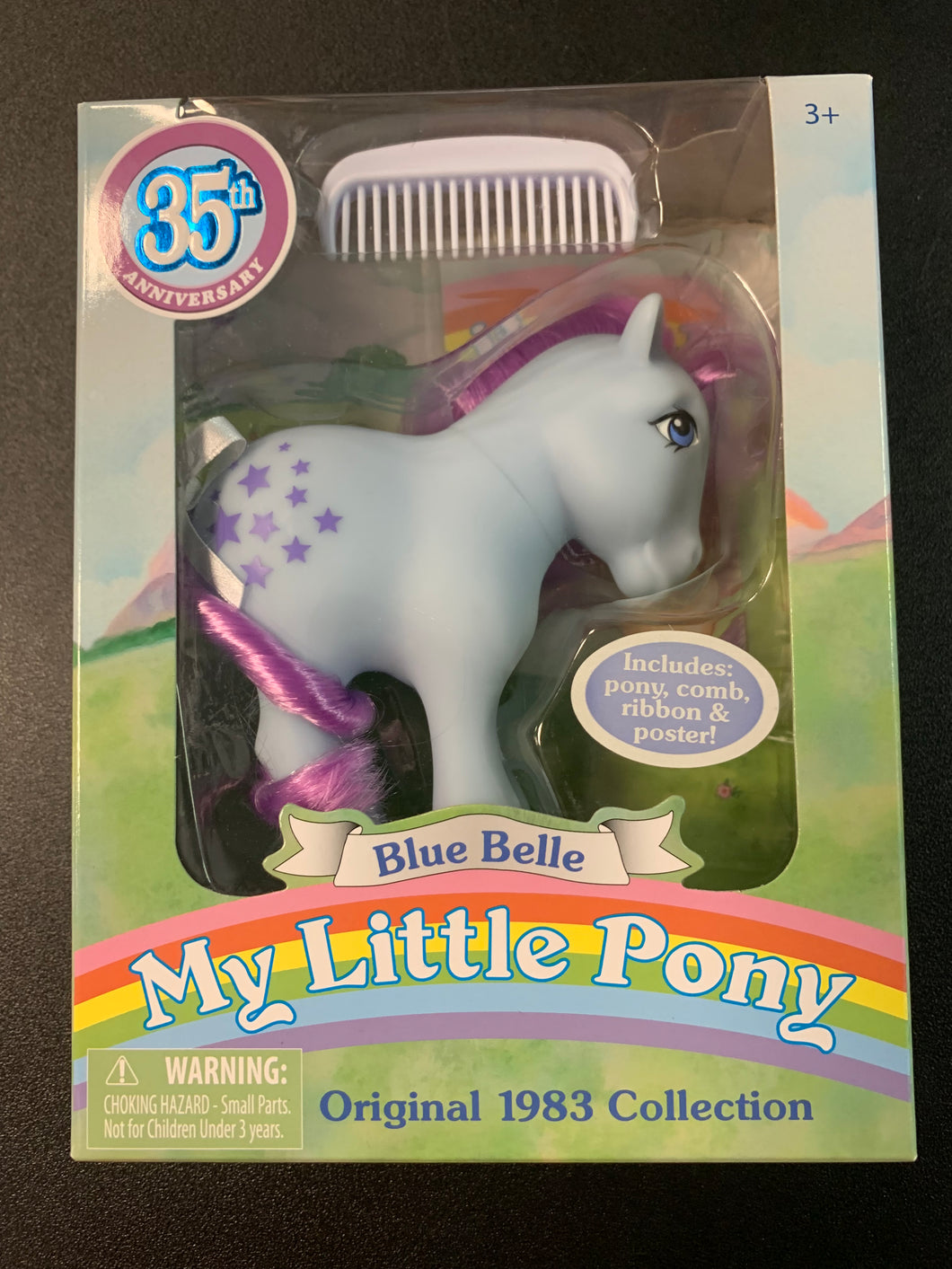HASBRO MY LITTLE PONY 35th ANNIVERSARY BLUE BELLE ORIGINAL 1983 COLLECTION