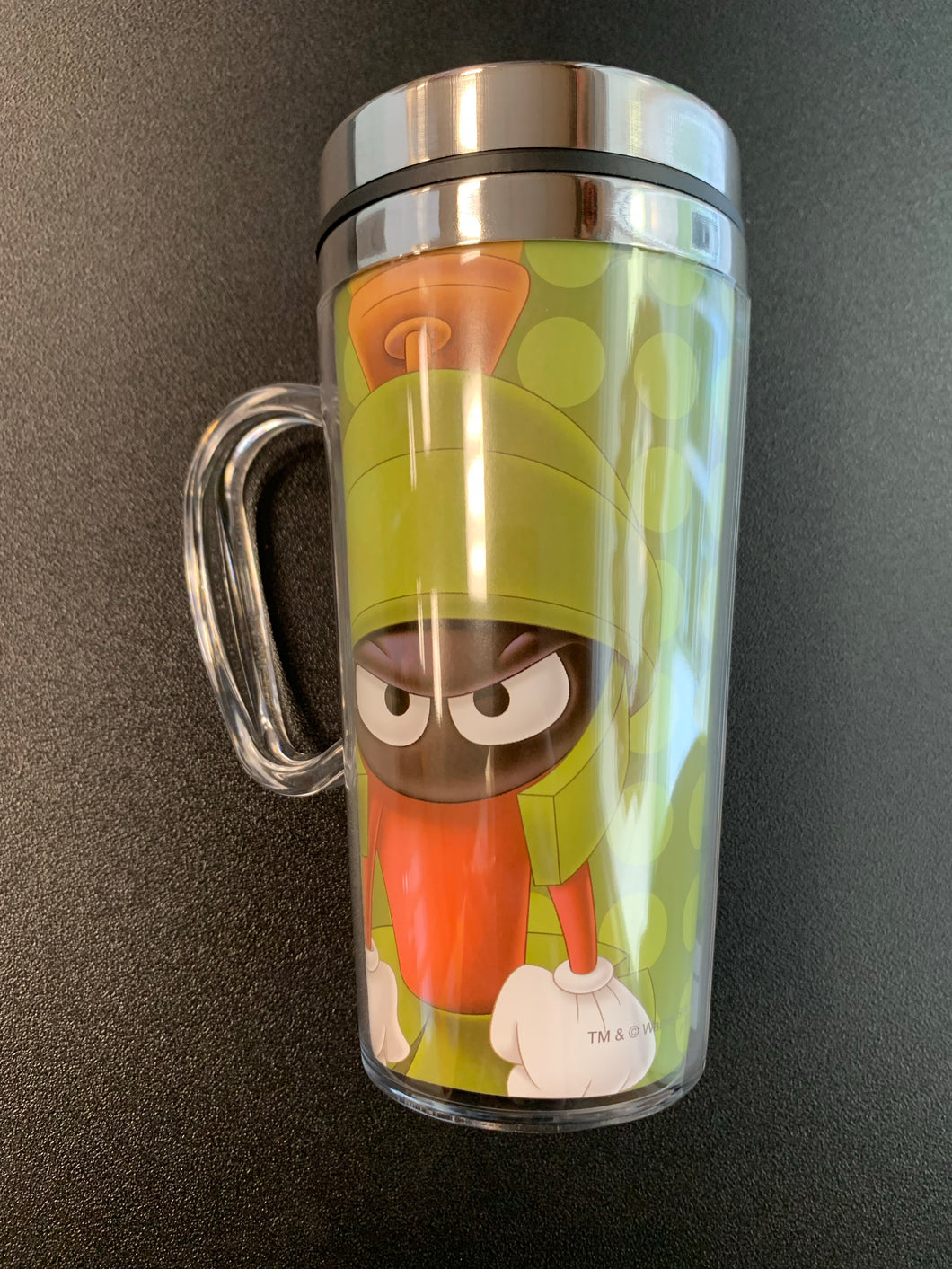 LOONEY TUNES MARVIN THE MARTIAN STAINLESS STEEL TRAVEL MUG