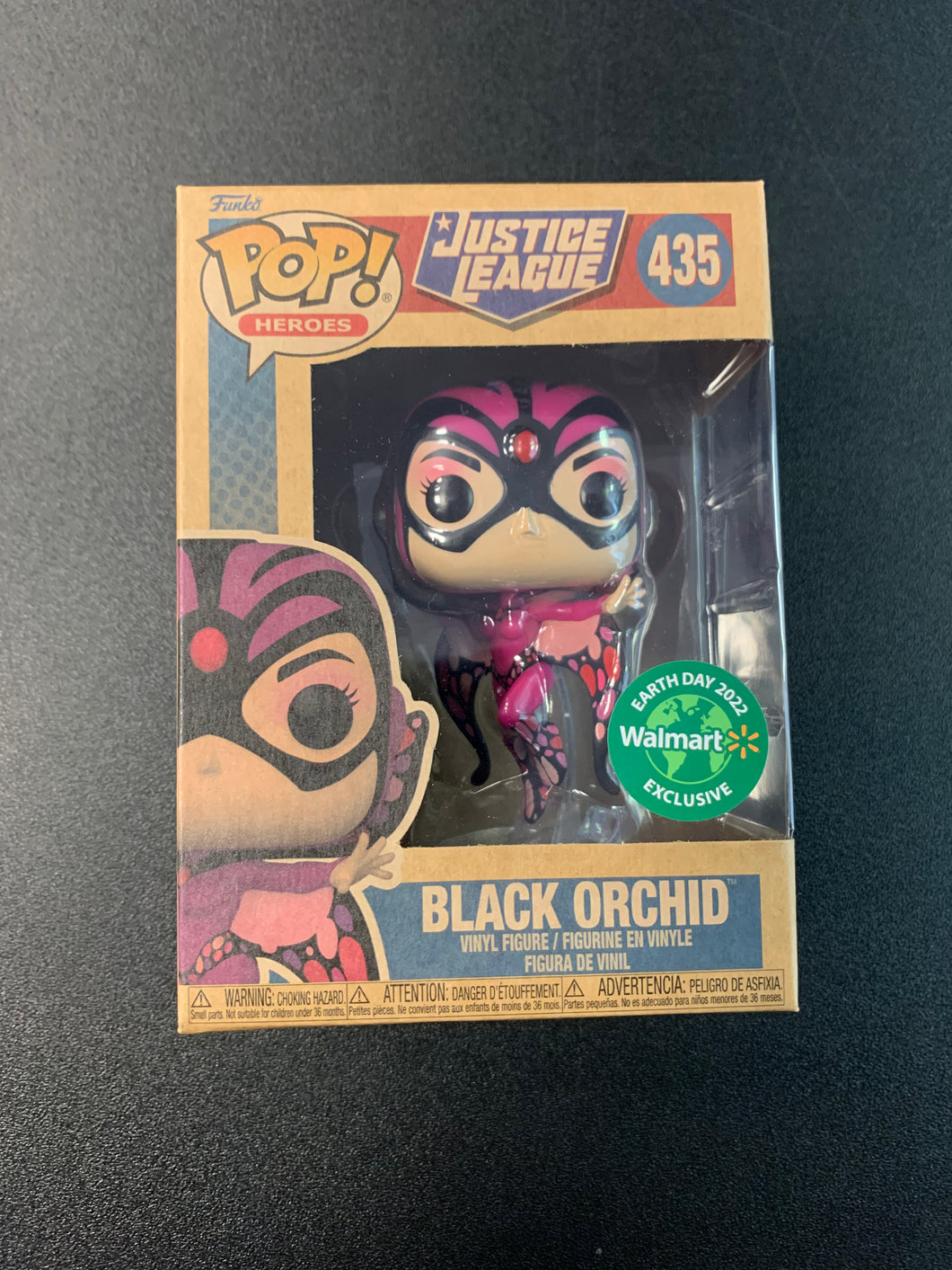 FUNKO POP HEROES JUSTICE LEAGUE BLACK ORCHID WALMART EARTH DAY 2022 EXCLUSIVE 435