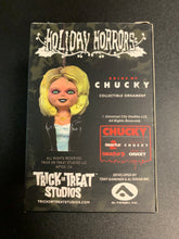 Load image into Gallery viewer, Holiday Horrors Bride of Chucky Tiffany Ornament Collectable
