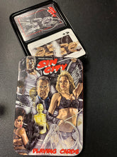 Load image into Gallery viewer, NECA FRANK MILLER’S SIN CITY PLAYING CARD SET OPEN TIN
