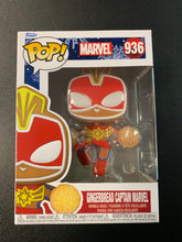 Load image into Gallery viewer, FUNKO POP MARVEL GINGERBREAD CAPTAIN MARVEL 936
