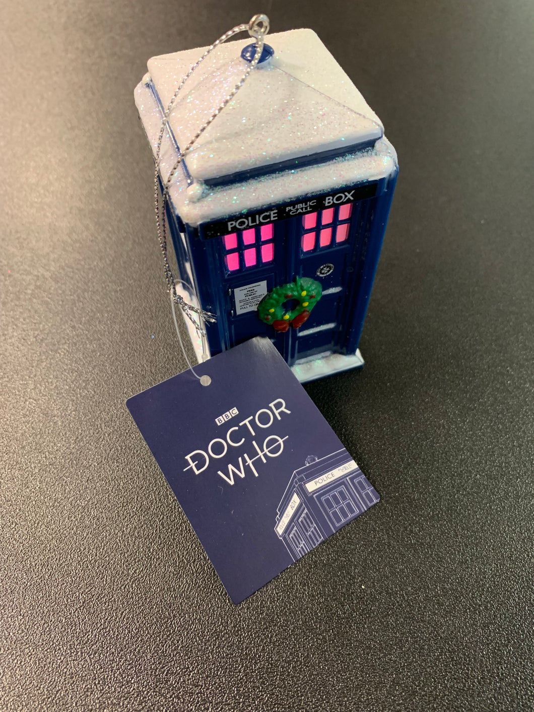 DOCTOR WHO ORNAMENT WITH LIGHTS
