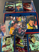 Load image into Gallery viewer, MAXX NASCAR RACE CARDS RED PREMIER SERIES TIN WITH CARDS

