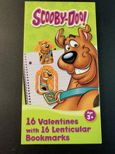Load image into Gallery viewer, PAPER MAGIC GROUP SCOOBY-DOO 16 VALENTINES WITH BOOKMARKS
