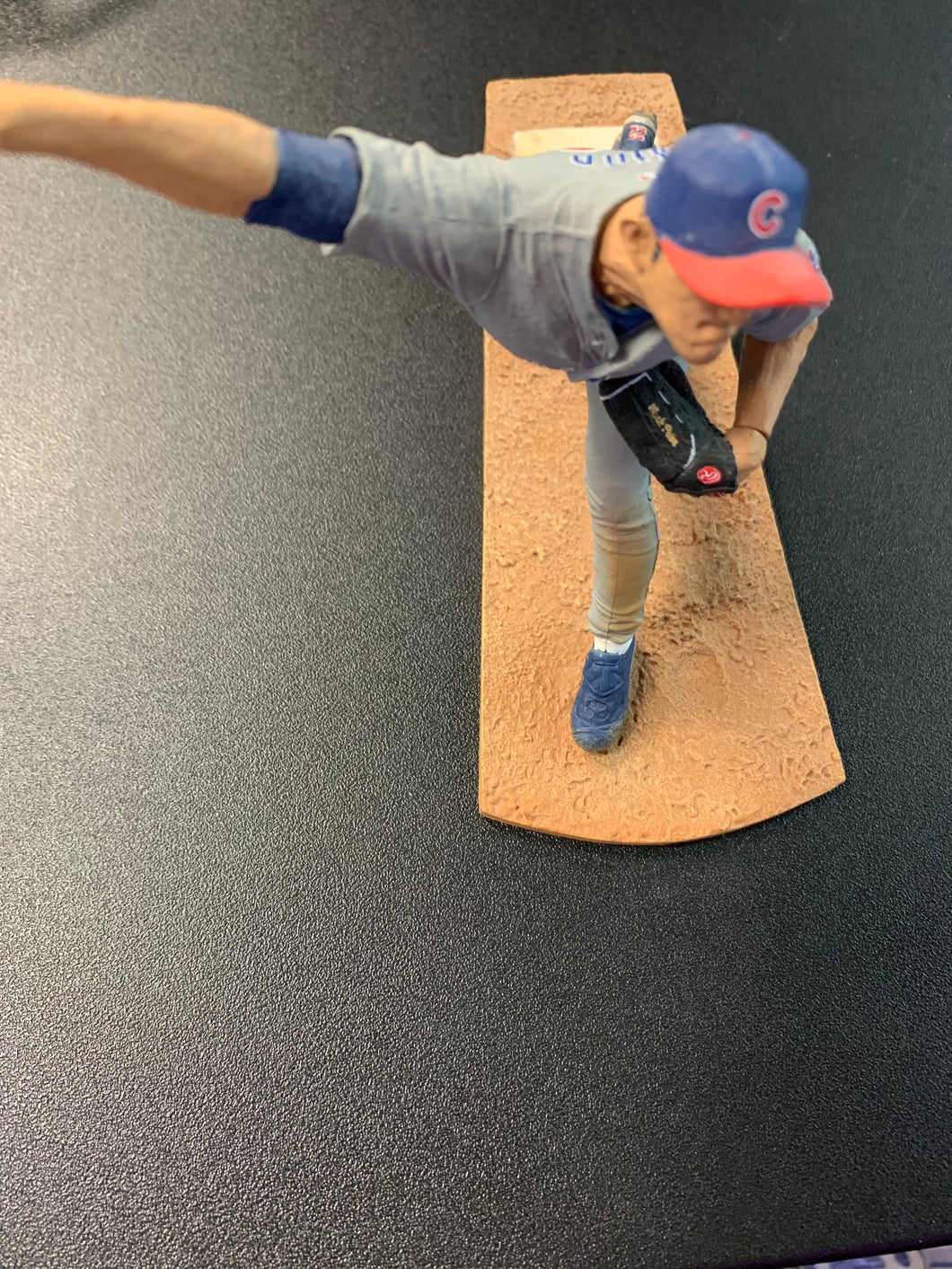 MLB MCFARLANE CUBS LOOSE FIGURE PRIOR #22 WITH BASE GRAY JERSEY