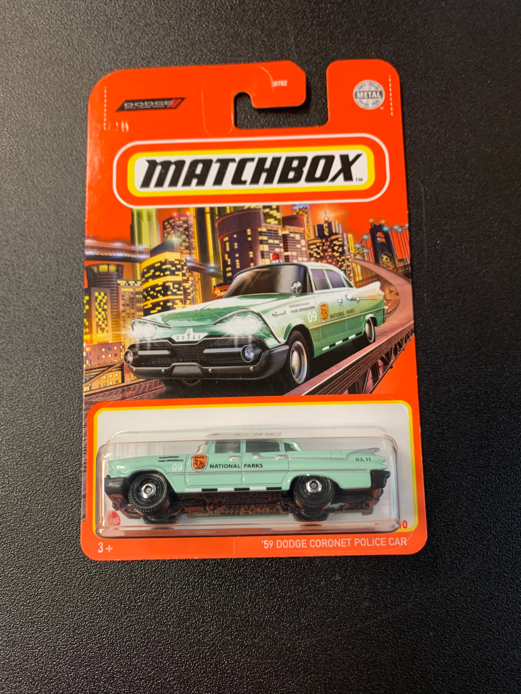 MATCHBOX ‘59 DODGE CORONET POLICE CAR 71/100