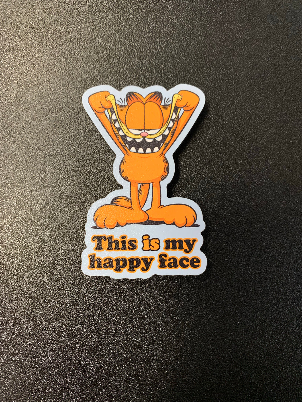 GARFIELD HAPPY FACE FUNKY CHUNKY MAGNET