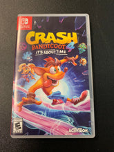 Load image into Gallery viewer, NINTENDO SWITCH CRASH BANDICOOT 4 IT’S ABOUT TIME CASE ONLY NO GAME
