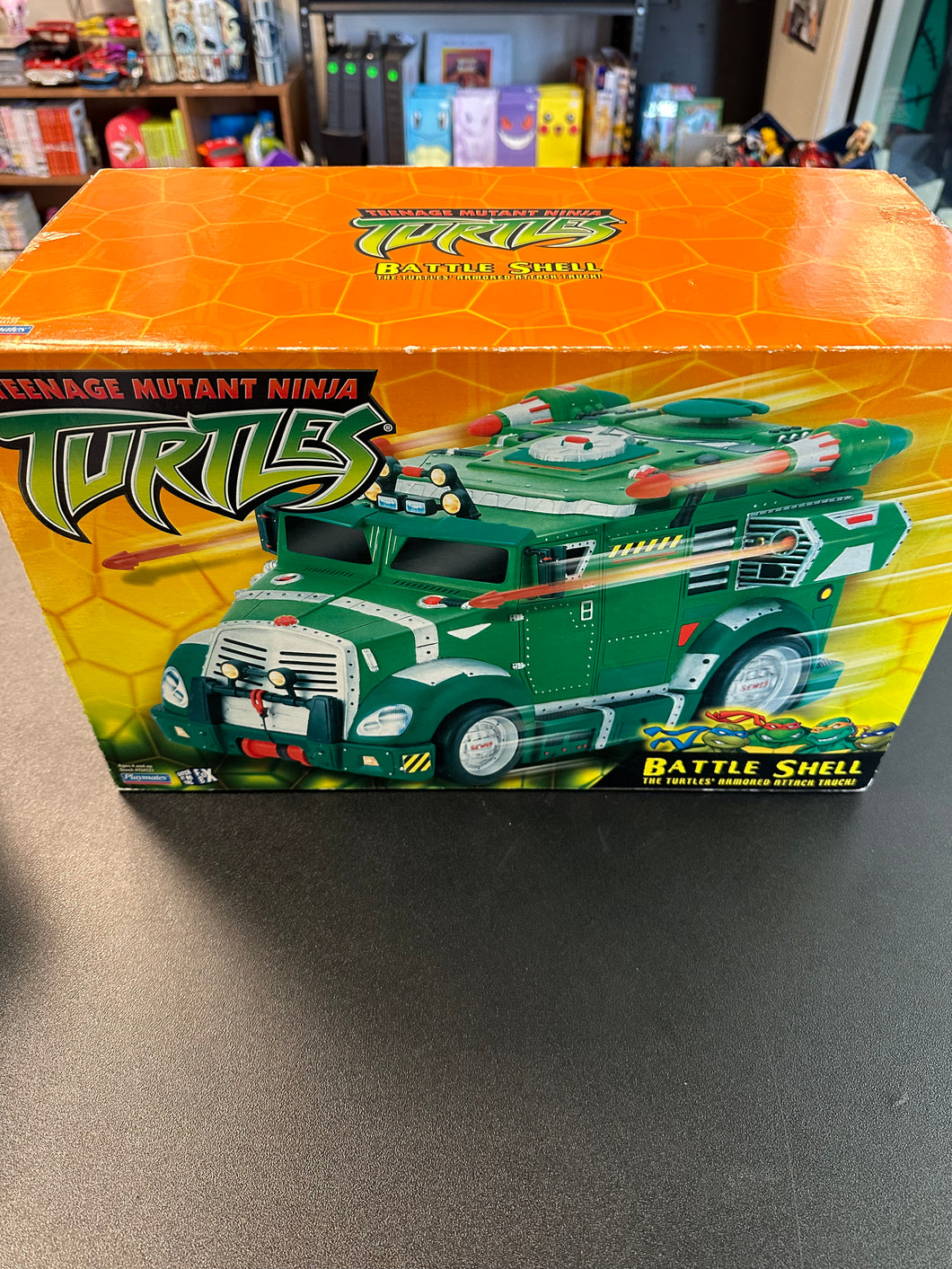 PLAYMATES TMNT BATTLE SHELL ARMORED ATTACK TRUCK 2002
