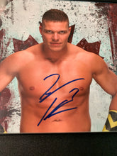 Load image into Gallery viewer, TYSON KIDD AUTOGRAPHED FRAMED 8x10 PRO WRESTLING TEES COA
