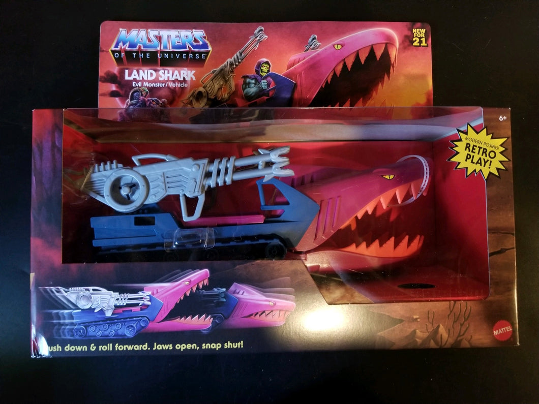 MASTERS OF THE UNIVERSE LAND SHARK EVIL MONSTER/VEHICLE