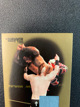 Load image into Gallery viewer, TOPPS WWE SURVIVOR SERIES RING MAT RELIC GOLD JEY USO 02/10
