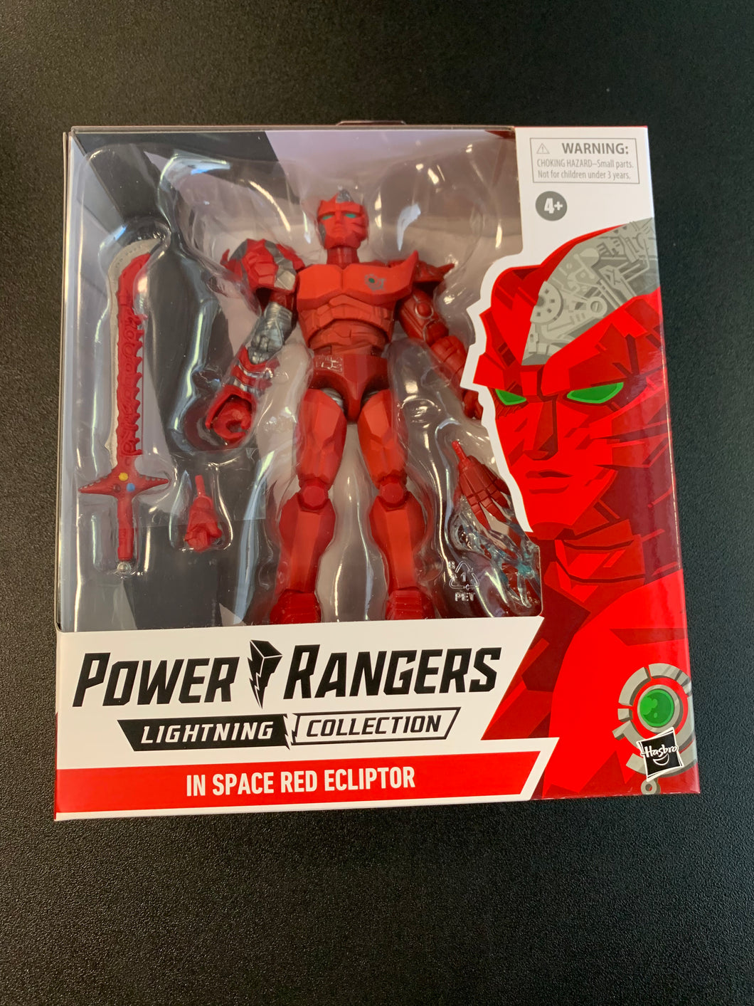 HASBRO POWER RANGERS LIGHTNING COLLECTION IN SPACE RED ECLIPTOR