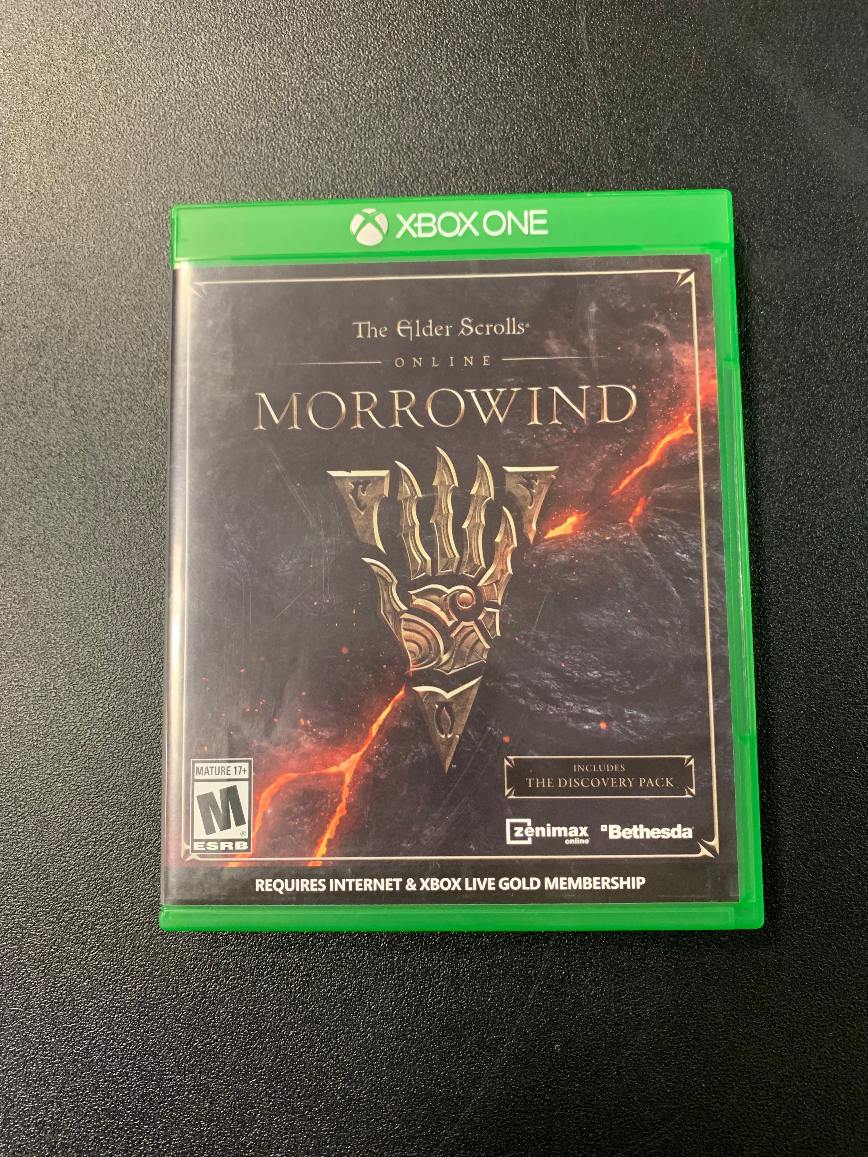XBOX ONE THE GLDER SCROLLS ONLINE MORROWIND PREOWNED GAME