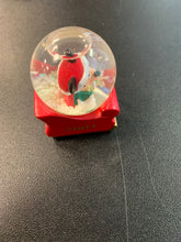 Load image into Gallery viewer, DISNEY 2003 MICKEY MOUSE IN CHRISTMAS SLIEGH JC PENNY EXCLUSIVE MINI SNOWGLOBE

