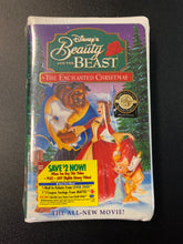 Load image into Gallery viewer, DISNEY BEAUTY AND THE BEAST THE ENCHANTED CHRISTMAS VHS Sealed New
