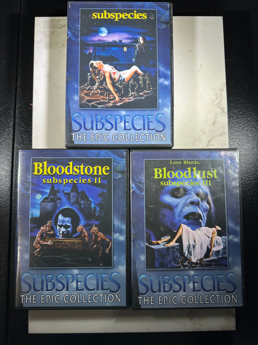 FULL MOON FEATURES SUBSPECIES THE EPIC COLLECTION 1-3 3 DISC DVD SET PREOWNED
