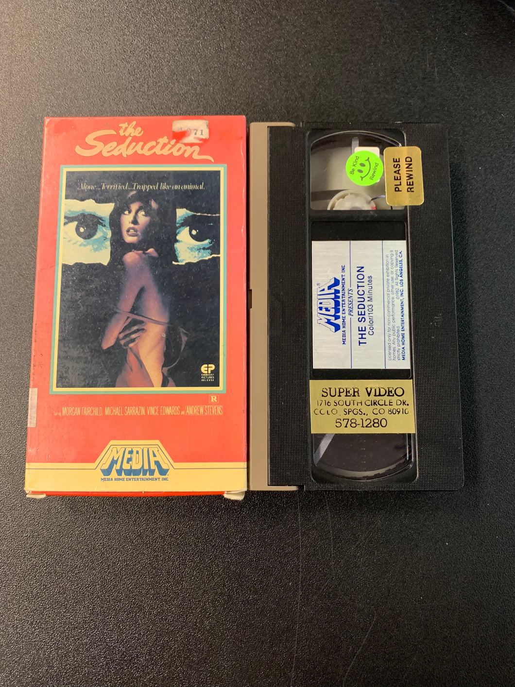 THE SEDUCTION RENTAL VHS PREOWNED