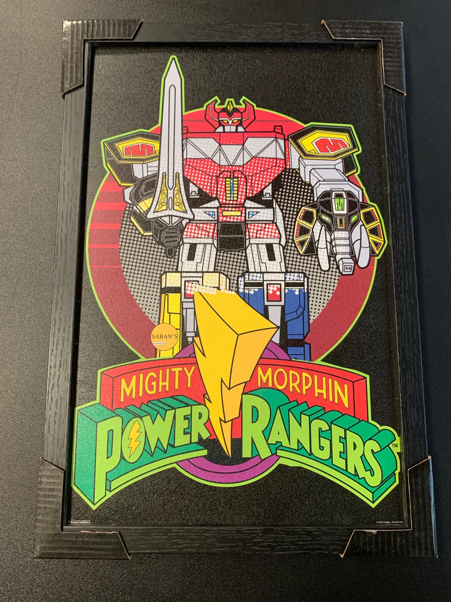 MIGHTY MORPHING POWER RANGERS CLASSIC MEGAZORD FRAMES ART PRINT ...