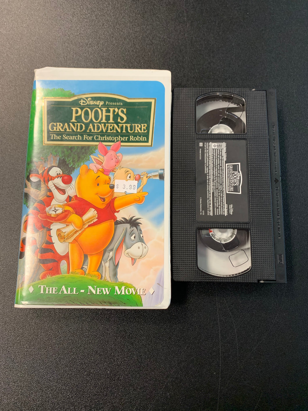 DISNEY WINNIE THE POOH POOH’S GRAND ADVENTURE THE SEARCH FOR CHRISTOPHER ROBIN VHS Kids Cartoon PREOWNED
